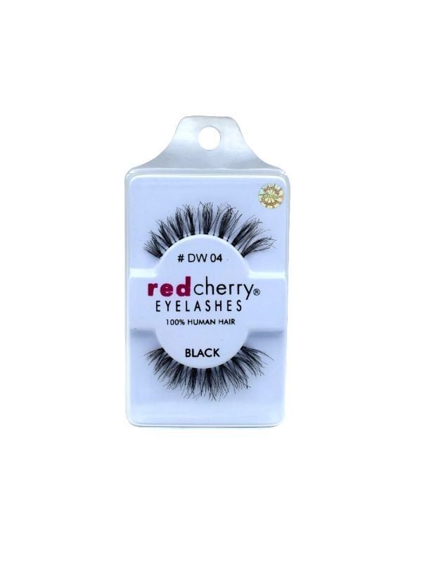 Buy False Eyelashes Natural Look #DW04 Red Cherry Black
