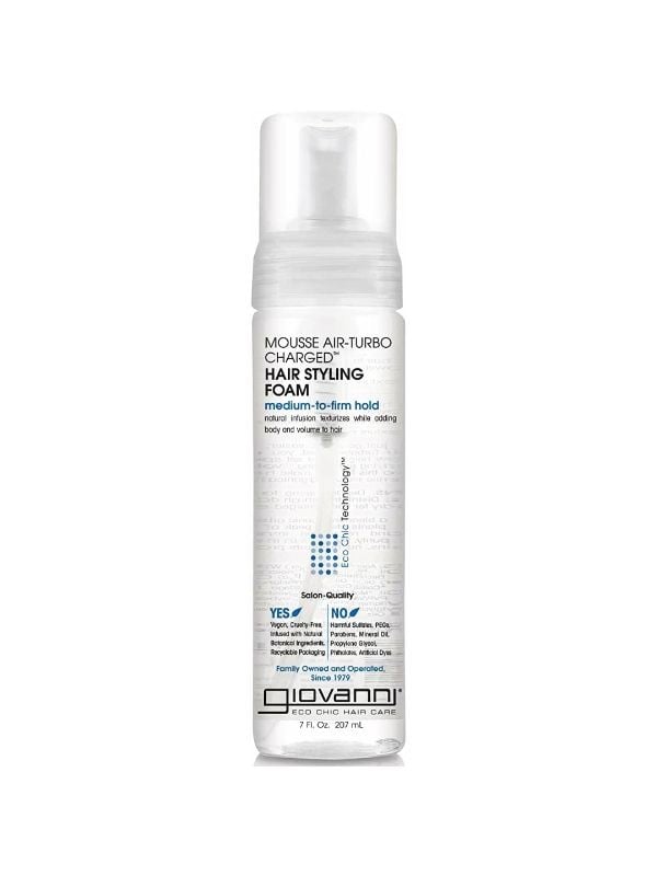 Best Styling Foam for Black Hair Air Turbo Giovanni 207ml