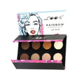 Look Rainbow Eyeshadow Palette, 8-Color, 01 Metallic Smoky Finish
