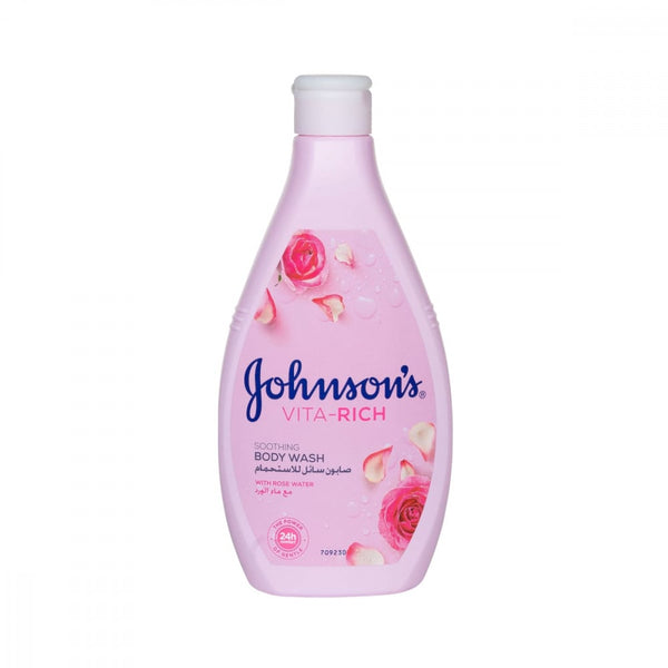 Johnson's Vita-Rich Soothing Body Wash Rosewater Extract 400ml