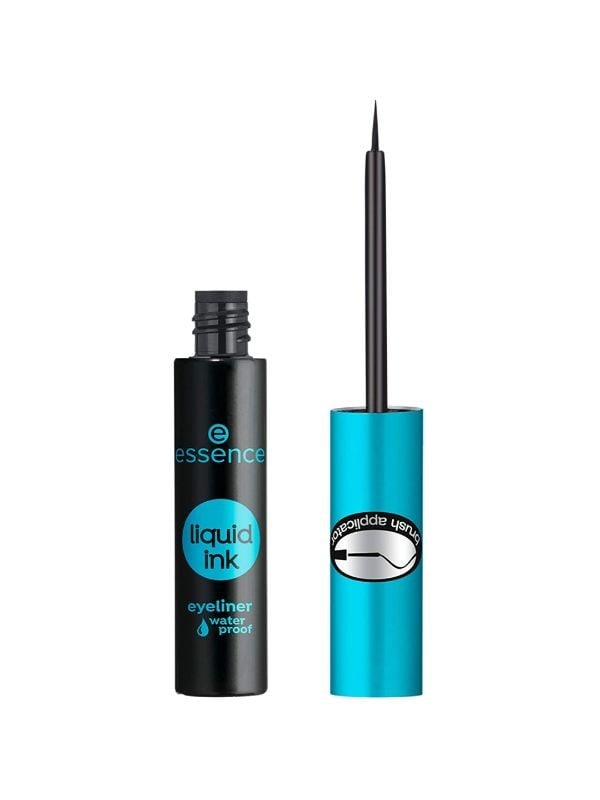 Waterproof Liquid Eyeliner Black Long-Lasting Essence 1.2ml