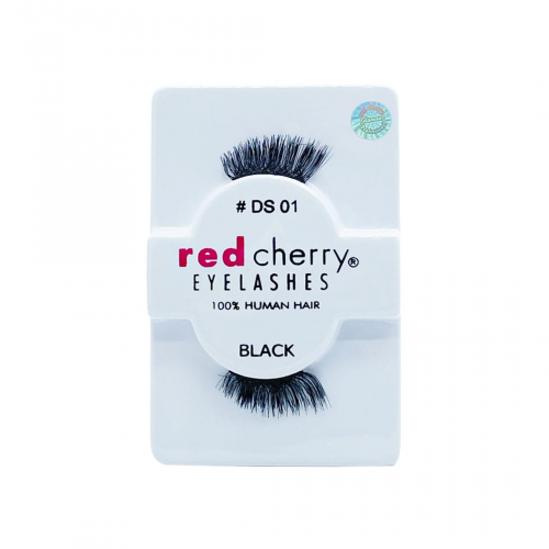 Red Cherry Eyelashes DS01, 100% Natural Human Hair, Reusable