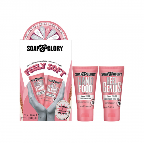 Soap & Glory Feely Soft Hand and Foot Cream Set, Travel Size