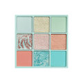 Huda Beauty Eyeshadow Palette Mint Pastel 9 Shades Matte Shimmer Collection
