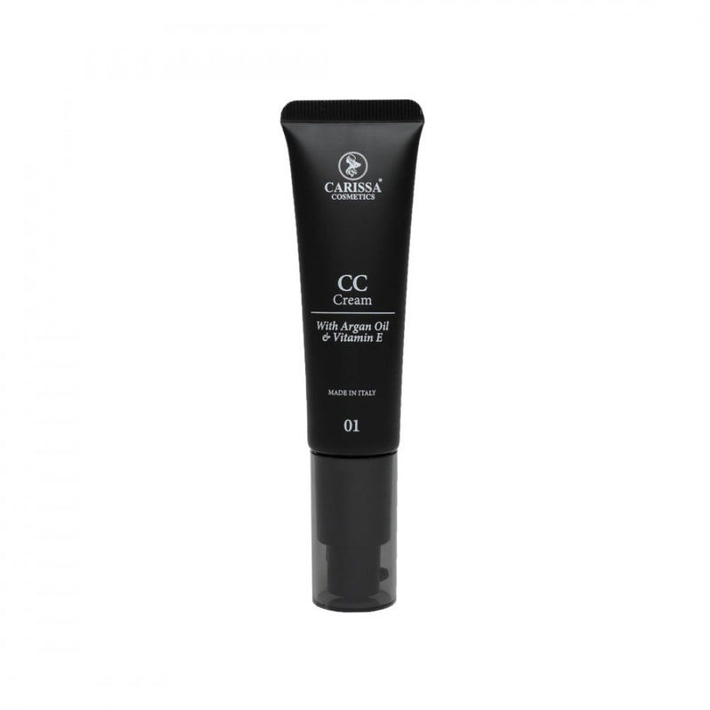 Carissa Cosmetics CC Cream with Vitamin E & Argan Oil for Even Skin Tone 01