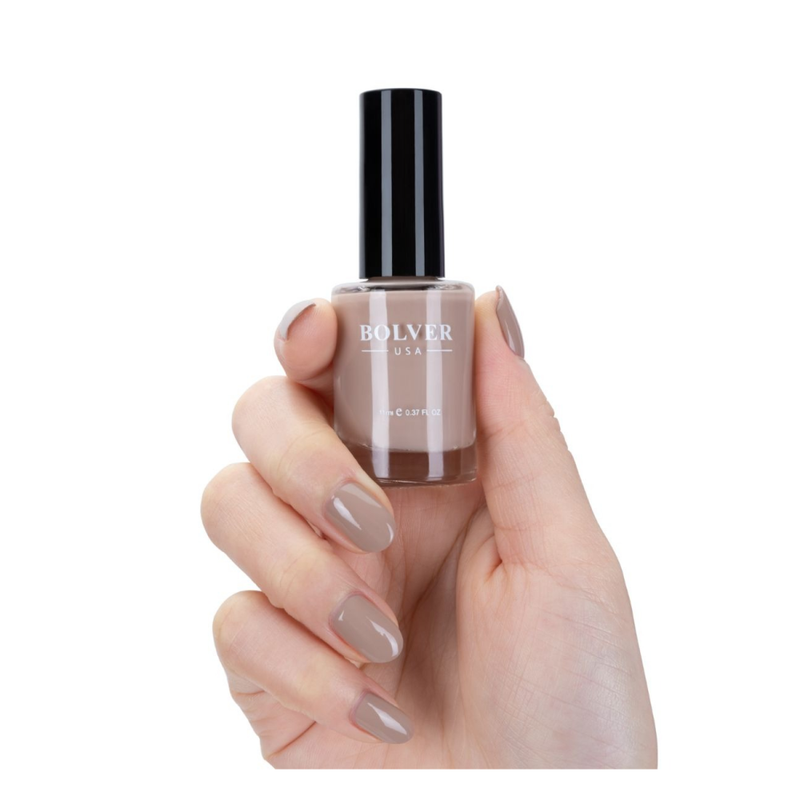 Bolver Nail Polish Cappuccino 729 High-Gloss Quick-Dry