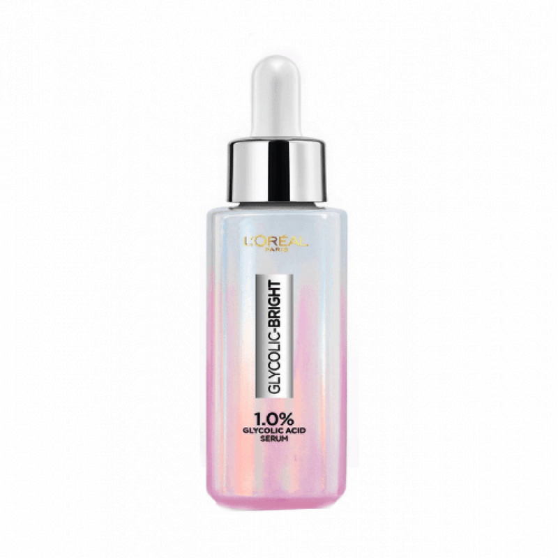 L'Oreal Paris Facial Serum with 1.0% Glycolic Acid for Dark Spot Reduction, 30ml