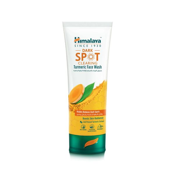 Himalaya Turmeric Face Wash, Daily Cleanser for Dark Spots, 100ml