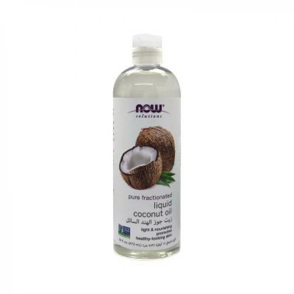 Now Solutions Liquid Coconut Oil 100% Pure Moisturizer for Skin & Hair 473ml