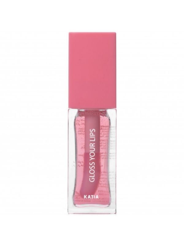 Katia Tinted Lip Oil - Moisturizing Shimmery Lip Gloss - Rosy Red