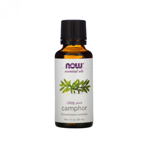 Now Camphor Essential Oil, 100% Natural, 30ml