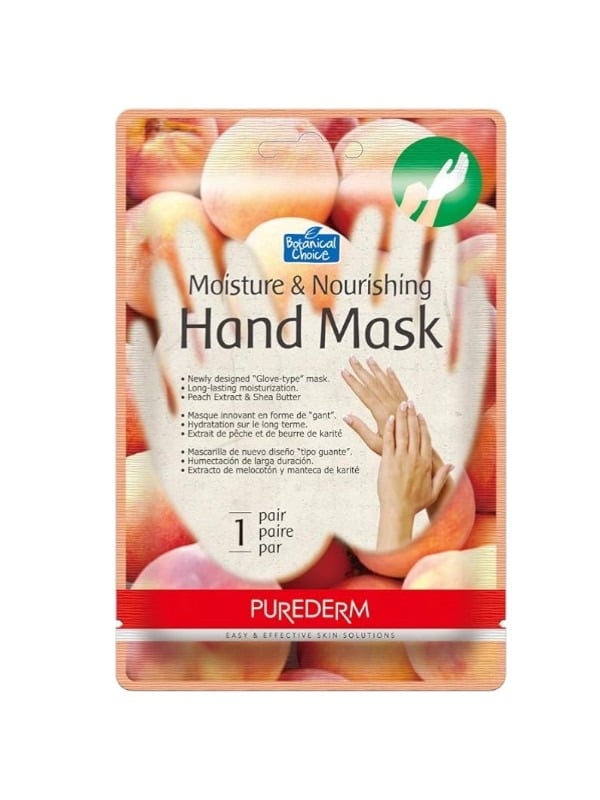 Moisturizing Hand Mask Gloves Peach Nourishing Purederm 13g