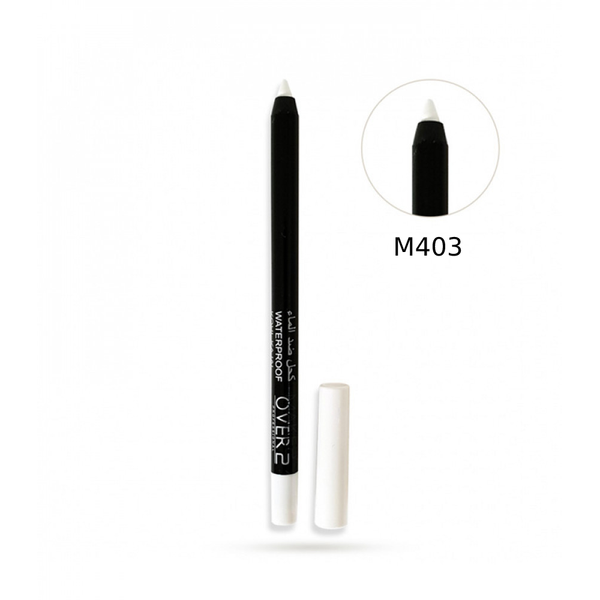 Make Over 22 Waterproof Kajal Eyeliner Pencil, Black, M403