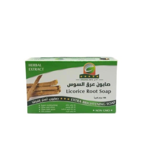 Licorice Root Deodorant Soap for Intense Moisture and Dark Spot Reduction, 100g