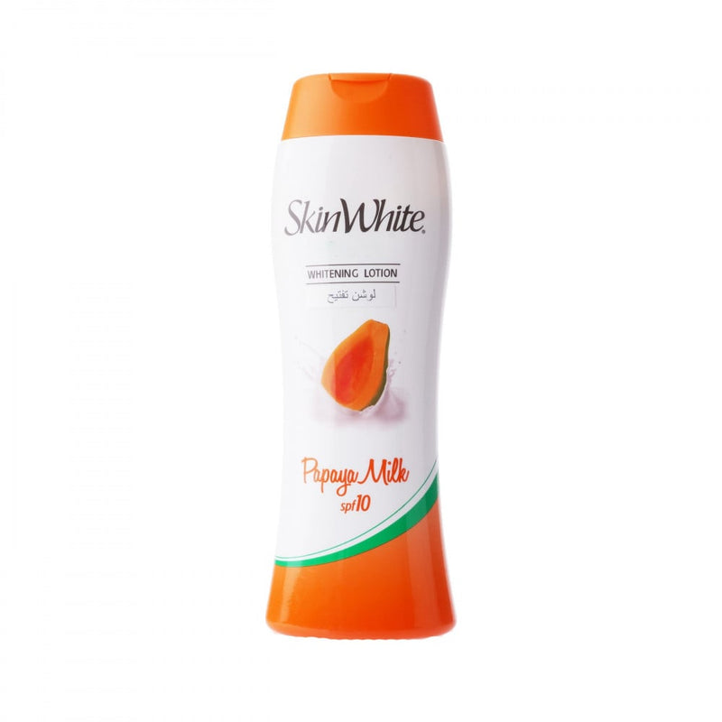 Skin White Natural Whitening Lotion Papaya Milk SPF 10, 350ml