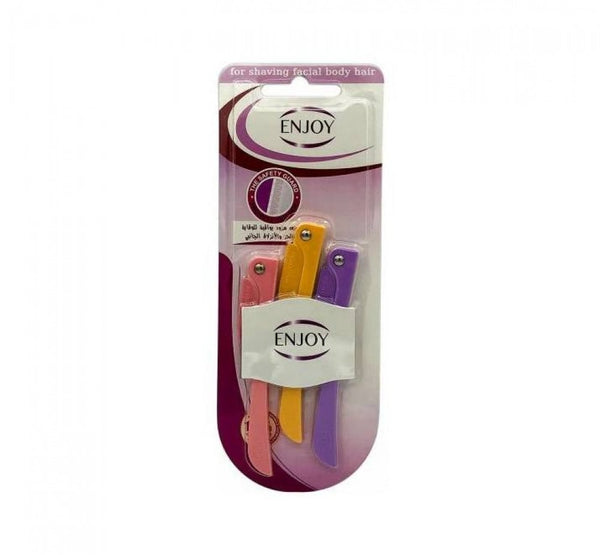 Enjoy Eyebrow Razor Blades for Face and Body, 3 Pack