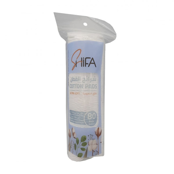 Shifa 100% Natural Cotton Makeup Removal Strips, 80 Pieces