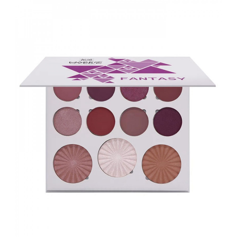 Make Over 22 Fantasy Eyeshadow and Highlighter Palette M3603, 11 Shades