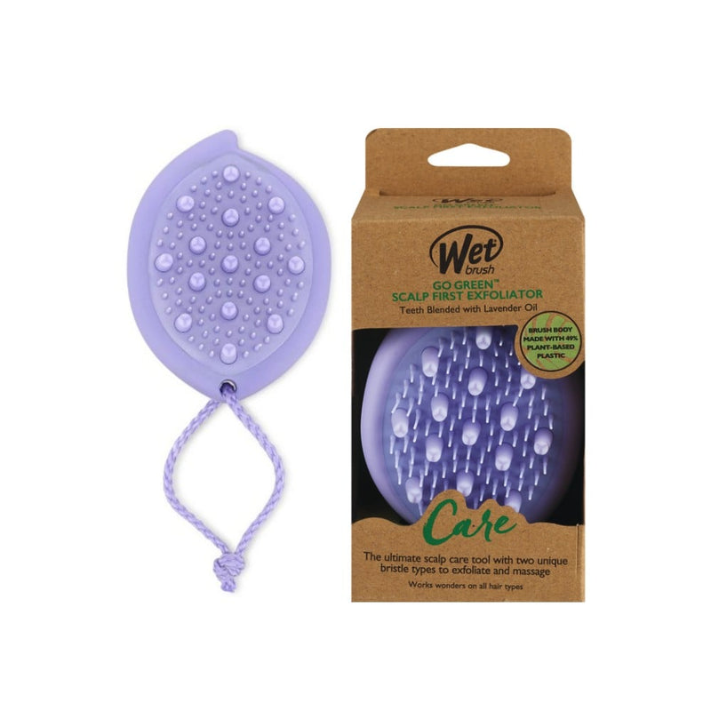 Wet Brush Joe Green Scalp Massage Brush, Plant-Based Plastic, Exfoliating