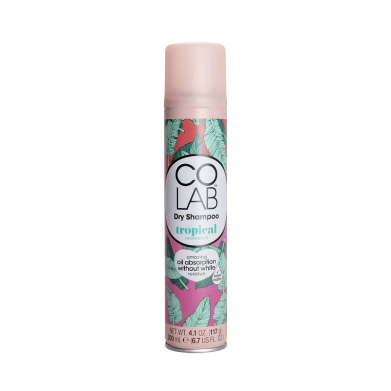 Colab Dry Shampoo Tropical Scent, Oil Absorbing Formula, 200ml