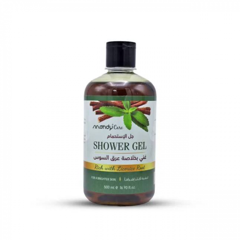 Mandy Care Shower Gel with Licorice Root Extract for Brighter Skin 500ml