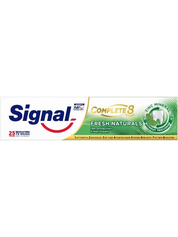 Best Whitening Toothpaste Complete 8 Natural Fresh Signal 100ml