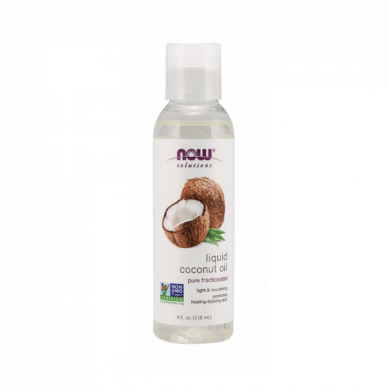 Now Foods Liquid Coconut Oil, 100% Natural Moisturizing Oil, 118ml