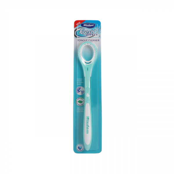 Wisdom Tongue Cleaning Brush with Soft Bristles and Ergonomic Handle