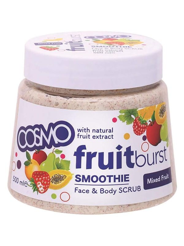 Cosmo Mixed Fruits Face and Body Scrub - 500 ml