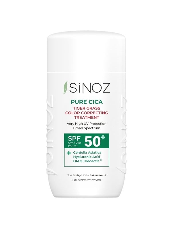 Sunscreen for Sensitive Skin SPF50+ Pure Cica Centella Asiatica Sinoz 50ml