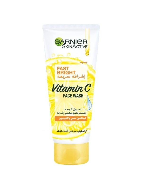 Garnier Skin Active Brightening Face Wash - Vitamin C & Lemon, 100ml