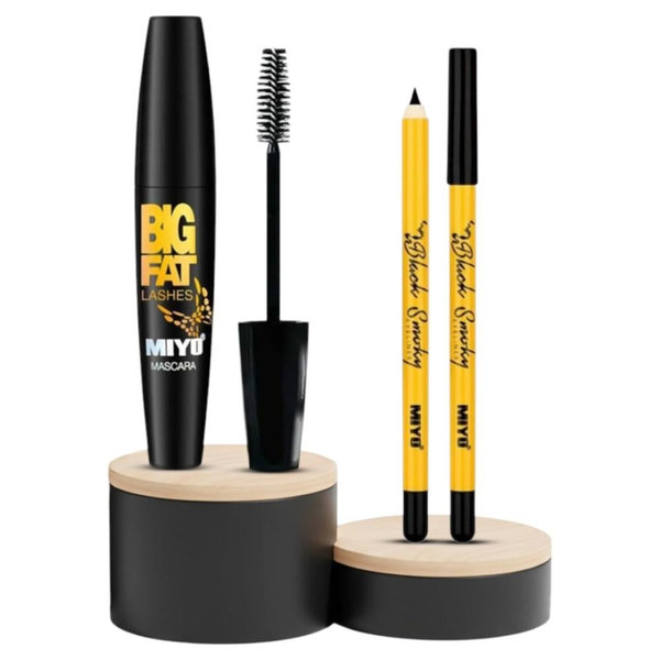 Mio Eye Defining Set - Volumizing Mascara & Eyeliner - Black