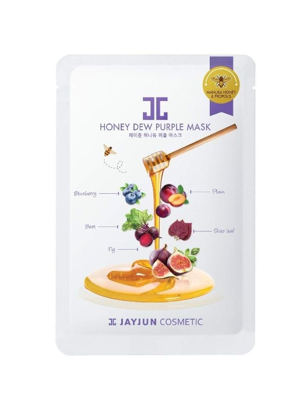 Jayjun Purple Honey Face Mask - Nourishing & Soothing Sheet Mask 25ml