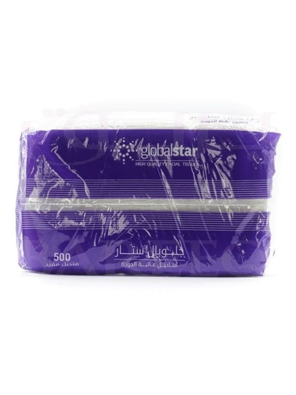 Globalstar Facial Tissues - 10 Packs - 500 Tissues