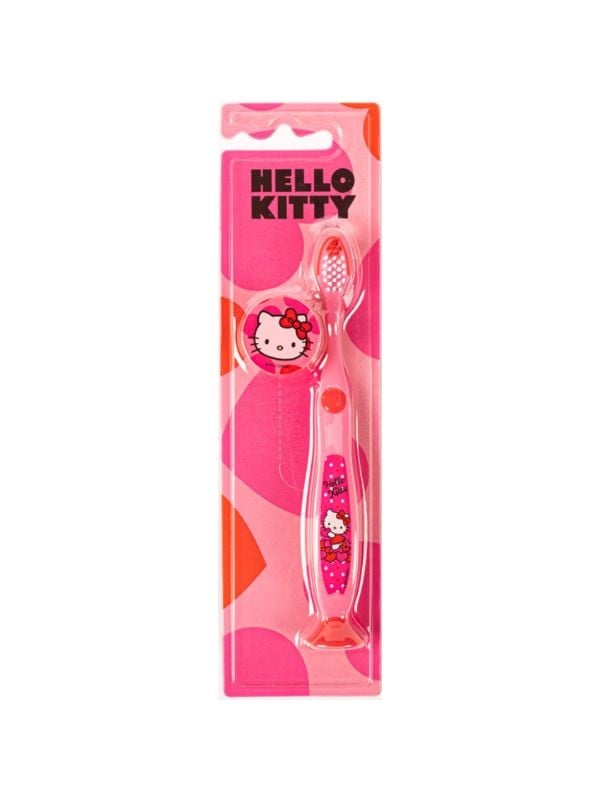 Hello Kitty Kids Toothbrush with Protective Cover
