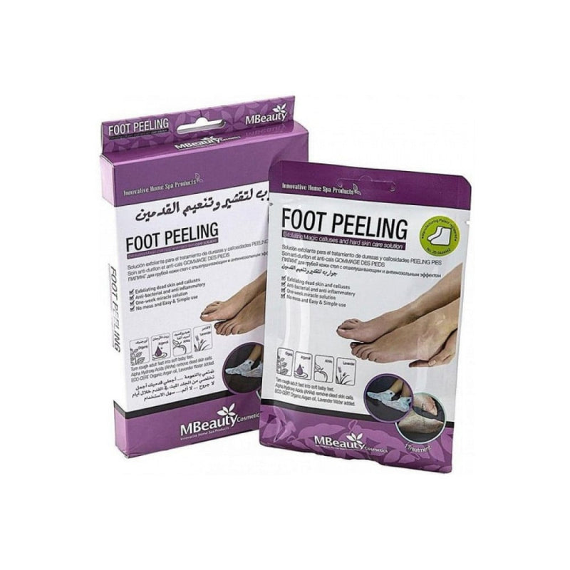 M Beauty Exfoliating Foot Socks for Softening and Foot Care