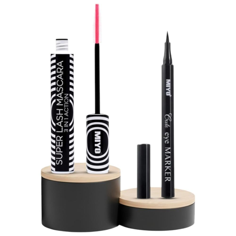 Best Everyday Eye Makeup Set Mascara and Eyeliner Mio 2 Pieces
