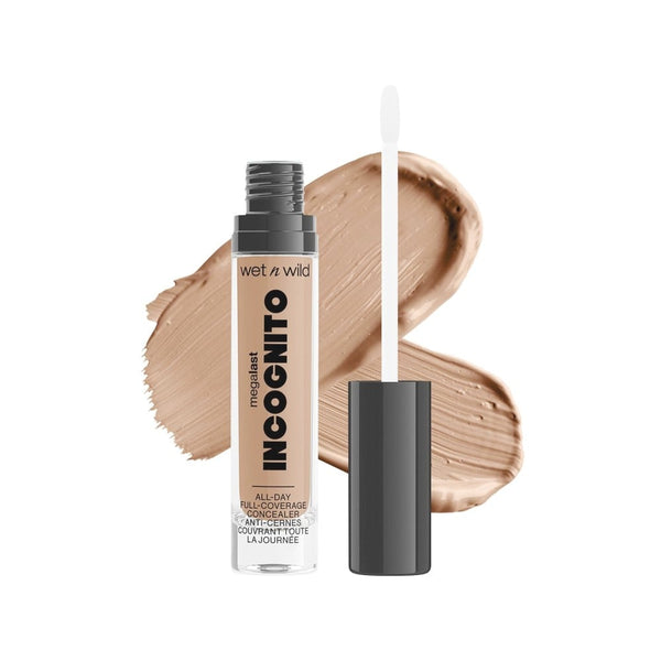 Wet n Wild Incognito Liquid Blemish Concealer, Light Medium, Matte, Shea Butter