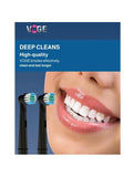 Best Electric Toothbrush 2022 Rechargeable Vibration VOGE with 2 Brush Heads