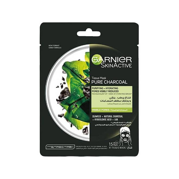 Garnier Charcoal Face Mask for Pore Tightening and Hydration 28g