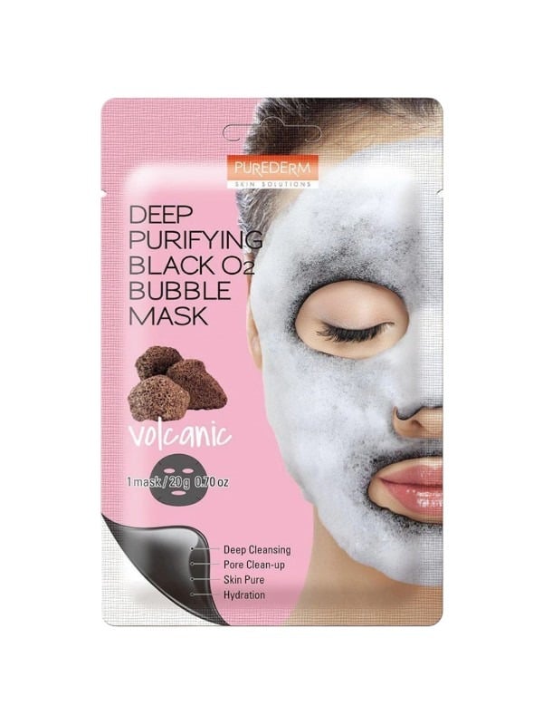 Purederm Volcanic Charcoal Deep Cleansing Mask 20g