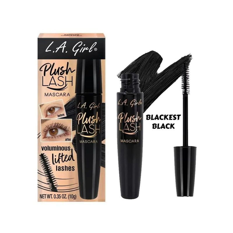 LA Girl Blush Lash Mascara, Volumizing, Lifting, Blackest Black