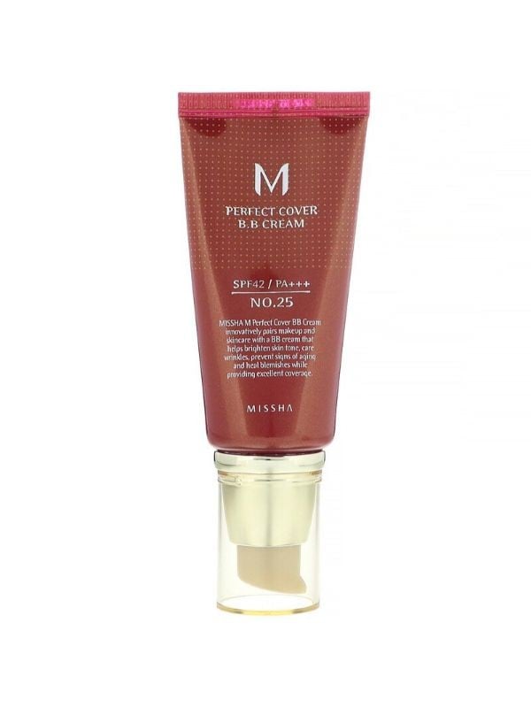 BB Cream SPF42 Foundation with Sun Protection Warm Beige Missha 50ml