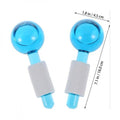 Ice Wave Facial Massage Globes, Glass and Magnetized Water, Face and Neck