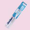 Jordan Clear White Toothbrush Medium-Hard Bristles