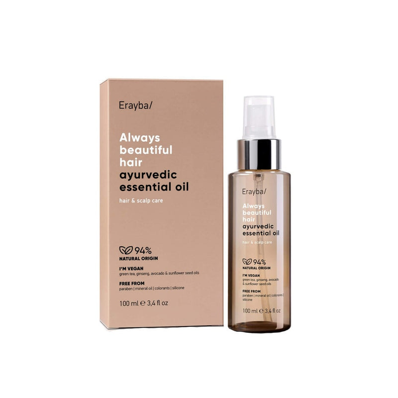 Erayba Ayurvedic Essential Oil with Green Tea, Ginseng & Avocado 100ml