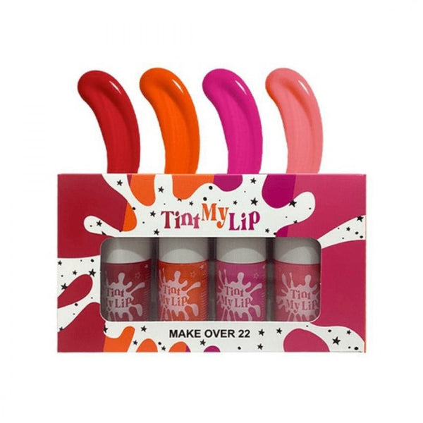 Make Over 22 Lip and Cheek Tint Set, 4-Color, Vitamin-Rich, Long-Lasting