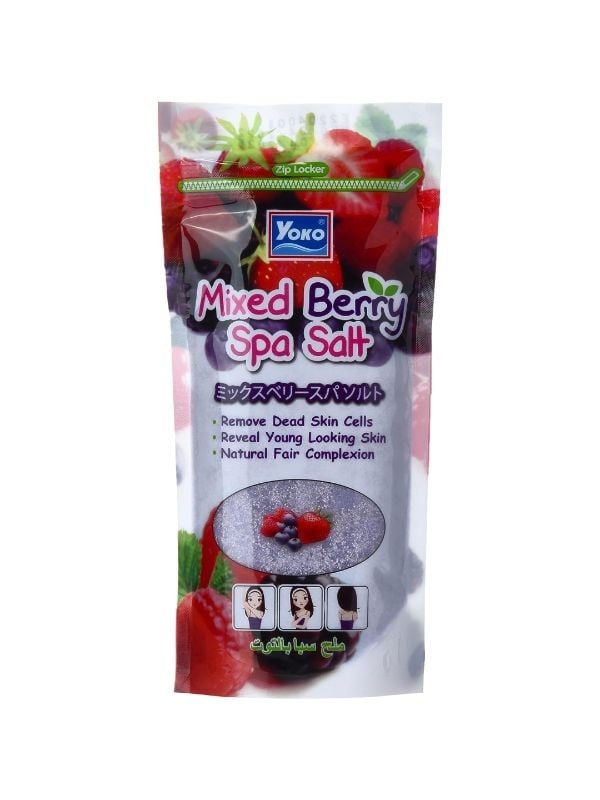 Best Body Exfoliating Scrub Mixed Berry Yoko Body Spa Salt 300g