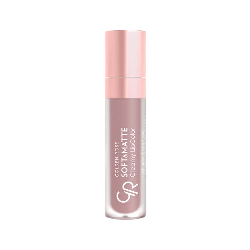 Golden Rose New Soft & Matte Liquid Lipstick 102, 8-Hour Wear, Paraben-Free