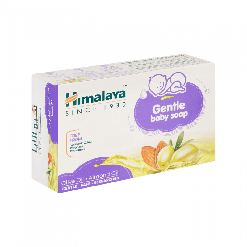 Himalaya Baby Soap, Olive Oil and Almond Oil, Moisturizing, 125g